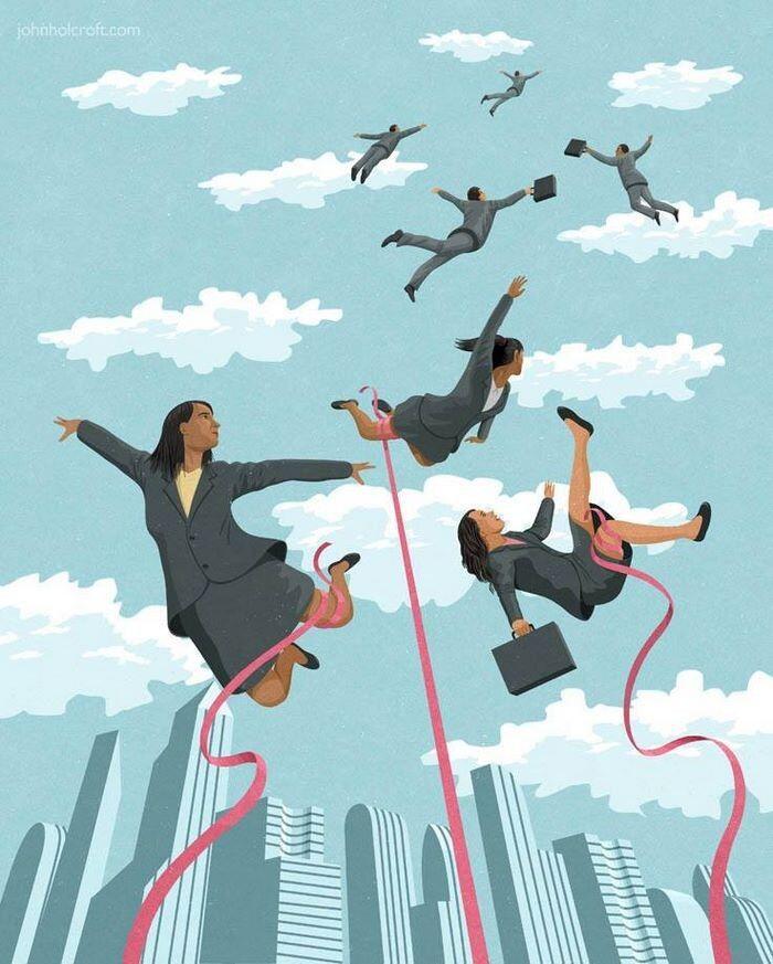 20 Ilustrasi yang Menggambarkan Manusia Masa Kini!