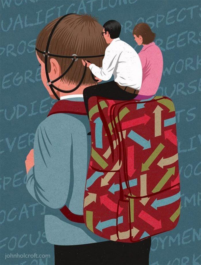20 Ilustrasi yang Menggambarkan Manusia Masa Kini!