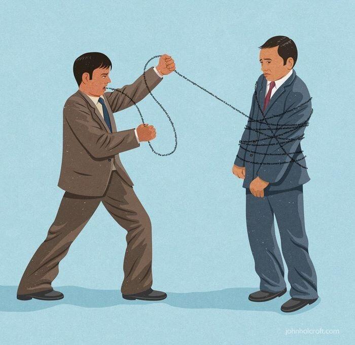 20 Ilustrasi yang Menggambarkan Manusia Masa Kini!