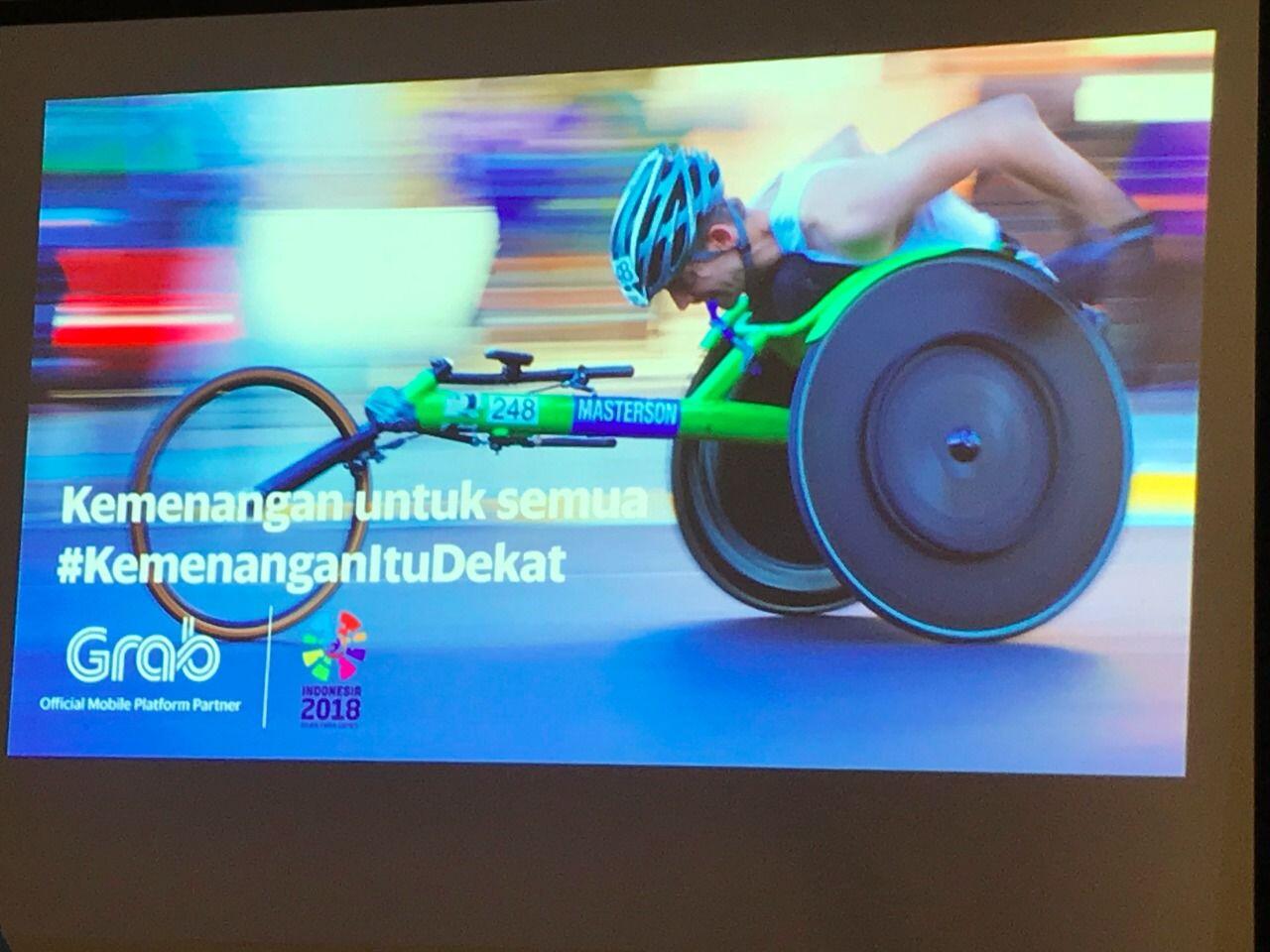 Kobarkan Semangat Asian Para Games 2018, Ini Tawaran dari Grab