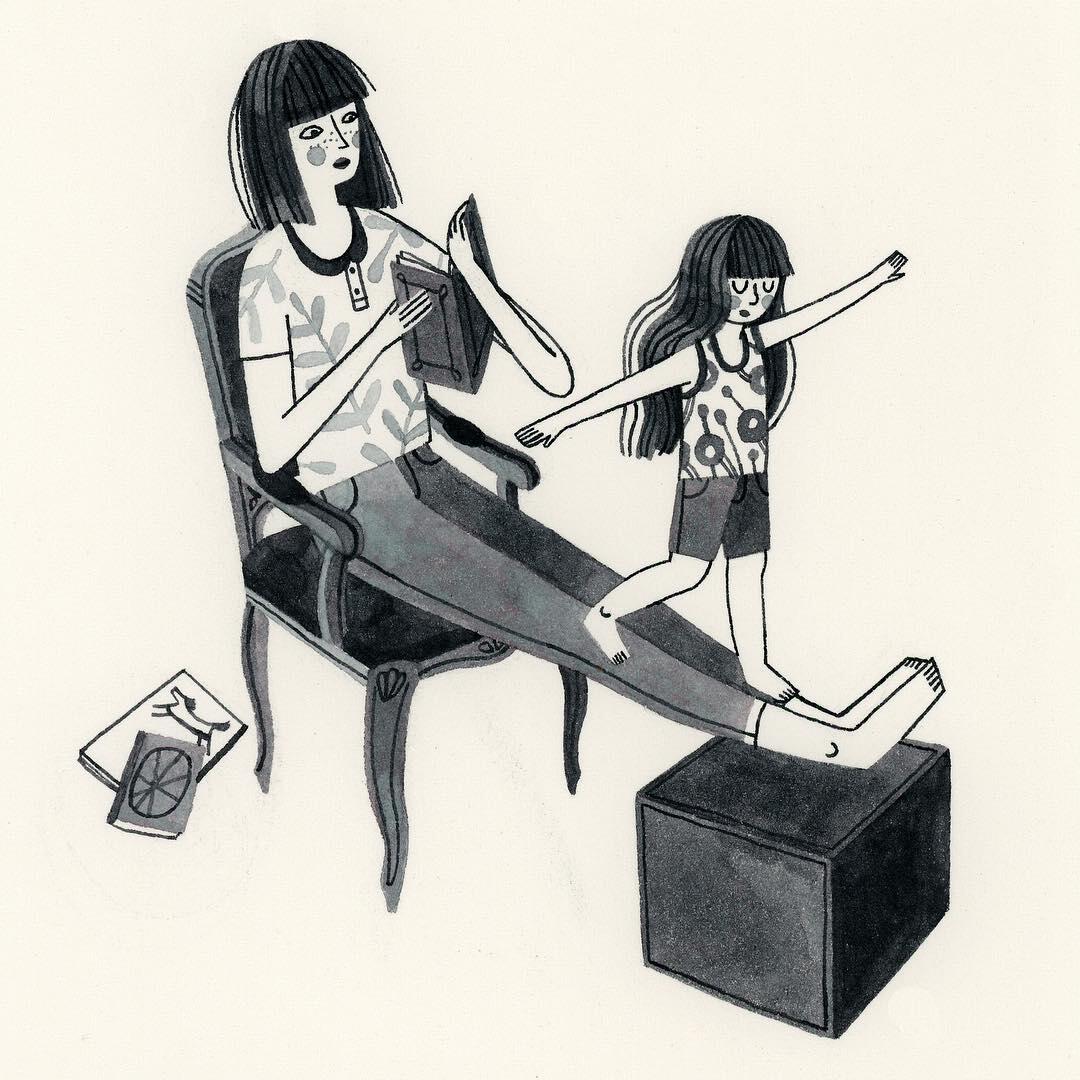 18 Ilustrasi Paling Menyentuh yang Gambarkan Kasih Sayang Ibu