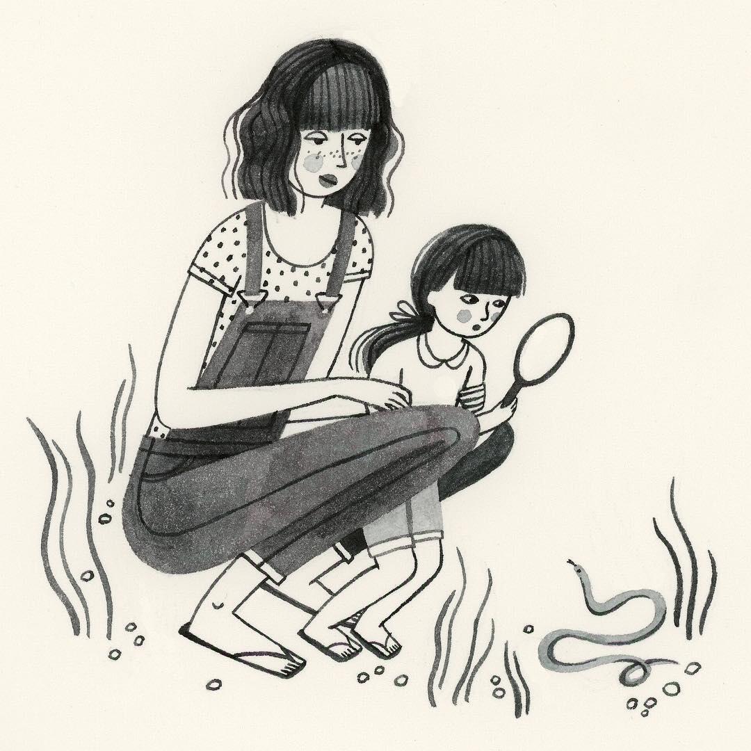 18 Ilustrasi Paling Menyentuh yang Gambarkan Kasih Sayang Ibu