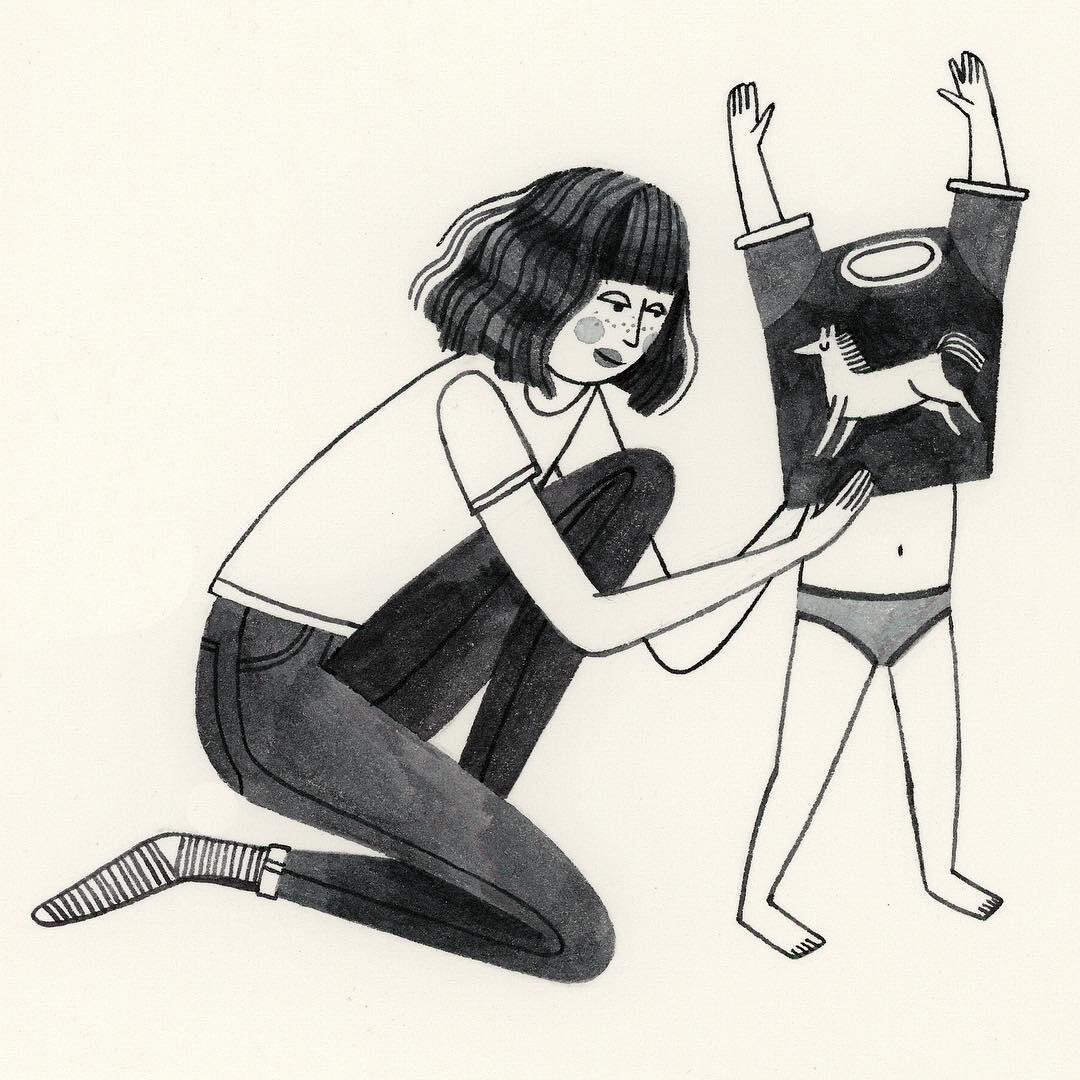 18 Ilustrasi Paling Menyentuh yang Gambarkan Kasih Sayang Ibu
