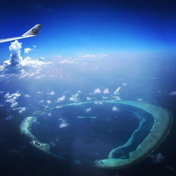 14 Potret Keindahan Pulau Keren dari Jendela Pesawat, Bikin Iri!