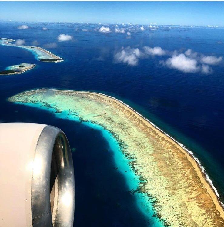 14 Potret Keindahan Pulau Keren dari Jendela Pesawat, Bikin Iri!
