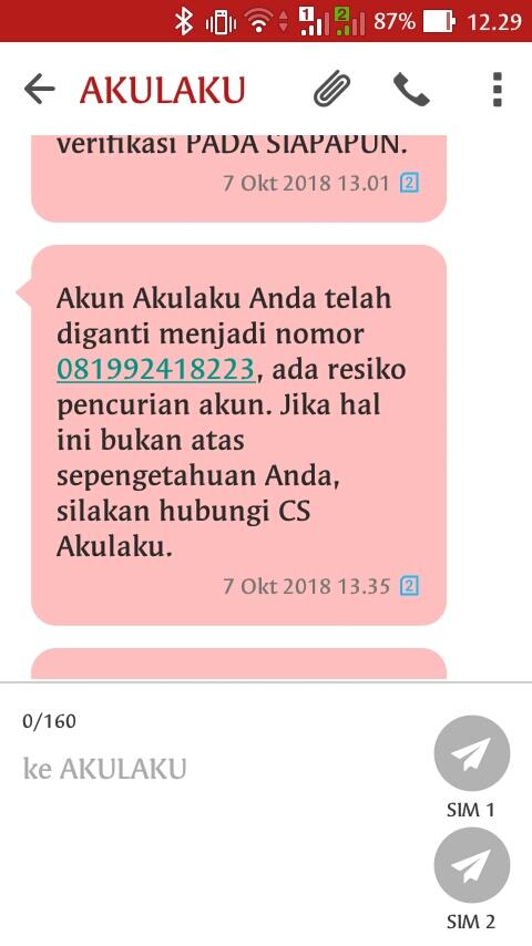 Penipuan akun akulaku