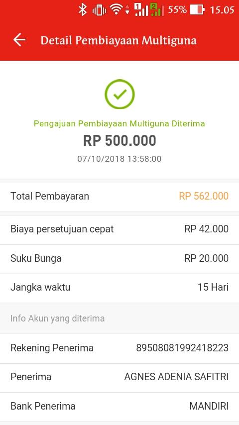 Penipuan akun akulaku