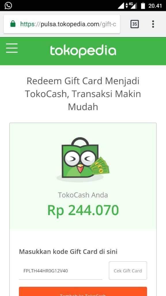 Cara membeli barang di tokopedia tanpa uang