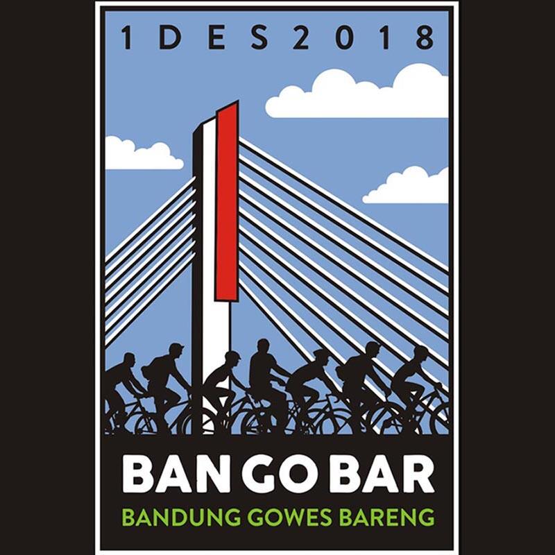 BANDUNG Gowes BARENG 2018 Rekor Gowes Merah Puting Terpanjang Sedunia