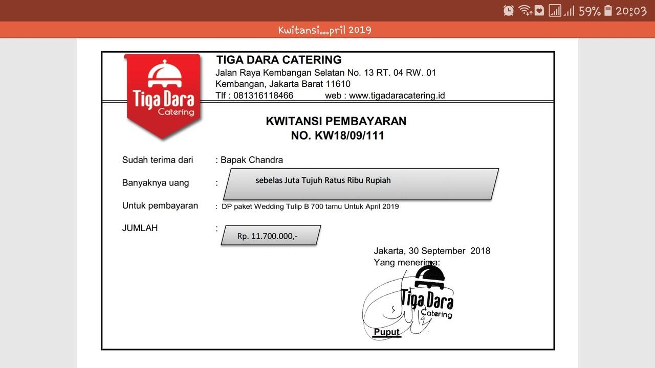 Over Dp Catering Tigadara Kaskus