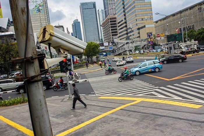 Ada mobil pelat merah dan kedutaan terekam e-Tilang