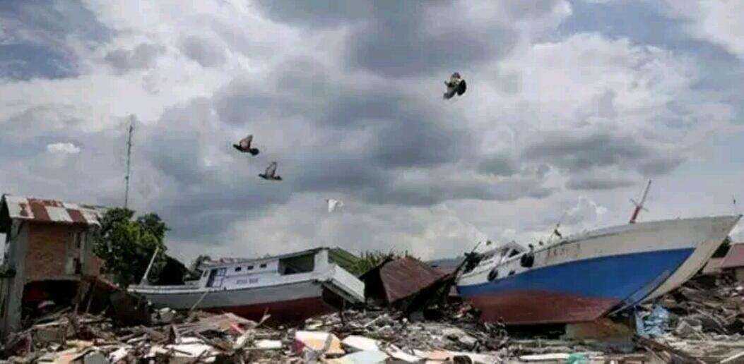 Banyak Kejadian Aneh sebelum Gempa dan Tsunami, Langit Palu Jadi Hitam