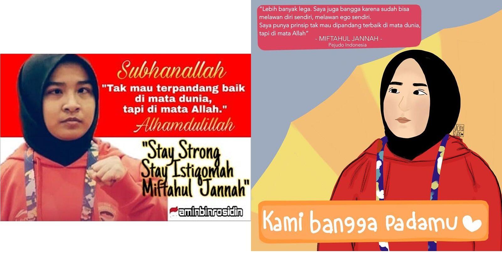 Netizen Hingga Imam Nahrawi Semangati Miftahul Jannah