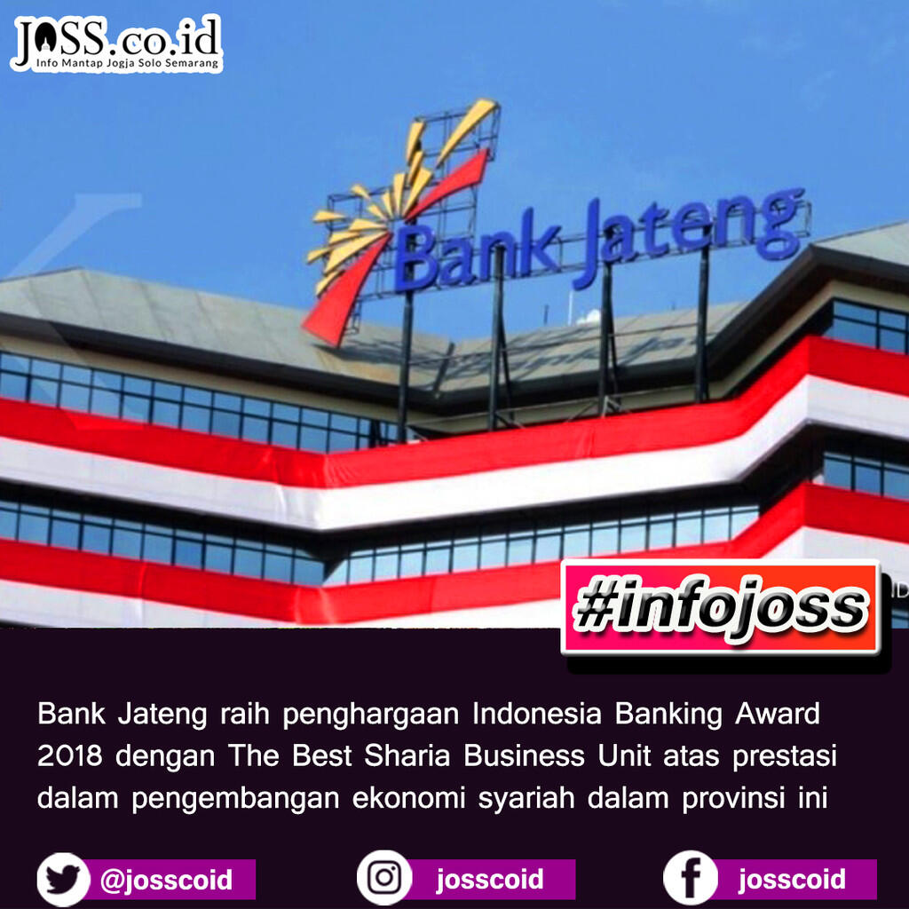 BANK JATENG RAIH PENGHARGAAN BISNIS SYARIAH TERBAIK IBA 2018