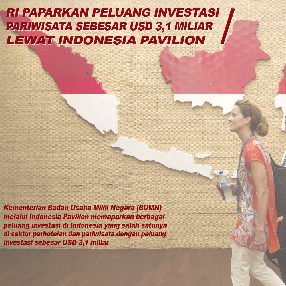 RI Paparkan Peluang Investasi Pariwisata Sebesar $3,1 Miliar Lewat Indonesia Pavilion