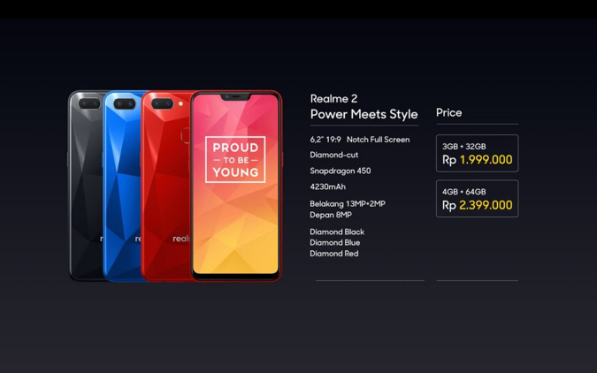 Power Meets Style: Realme 2 Siap Menggebrak Pasar Smartphone di Indonesia