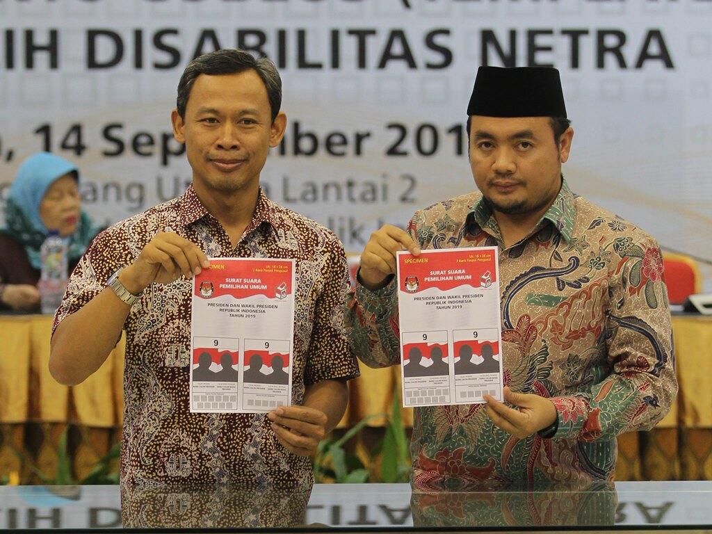 KPU: Produksi Lima Jenis Surat Suara Awal Januari 2019