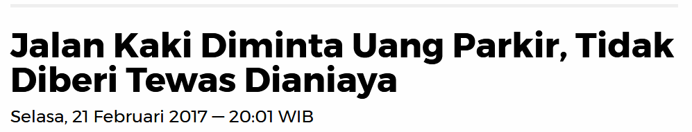 Liar, 7 Mobil Ditilang 3 Jukir Kena Angkut