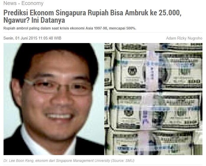 Ekonomi Indonesia sedang Dirawat Jalan oleh IMF?