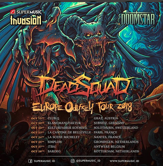 DeadSquad dan Burgerkill Bakal Invasi ke Benua Biru