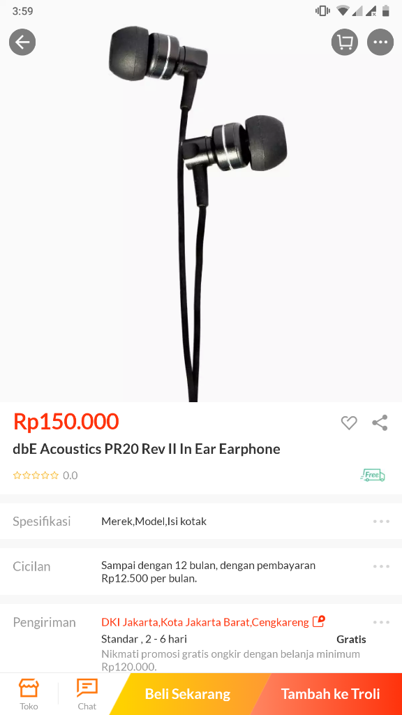 Dijamin Phrodi 500 Earphone Pod 500 - Pilihan Online Terbaik