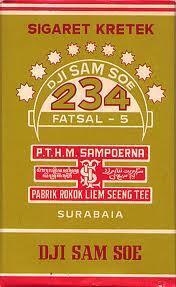 Sigaret Kretek "DJI SAM SOE" dan fungsi nya yang terlupakan. :D