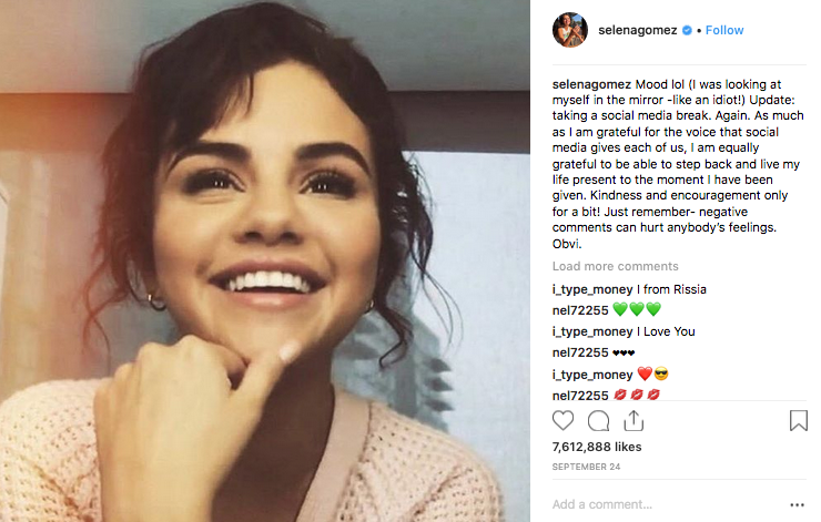Kronologi Depresi Selena Gomez