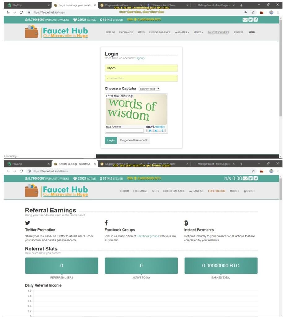 Cara Kerja FAUCETHUB.io and auto claim