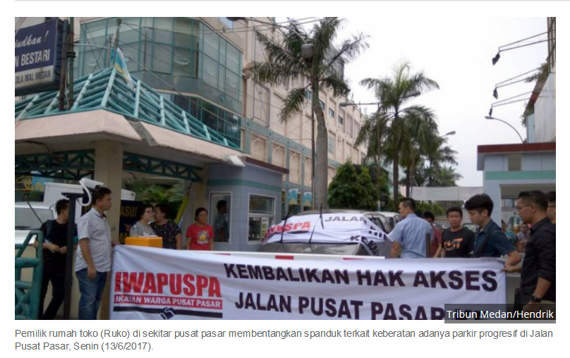 Oknum Tertentu Kuasai Parkir Medan Mall, Warga Minta Hapuskan Tarif Progresif