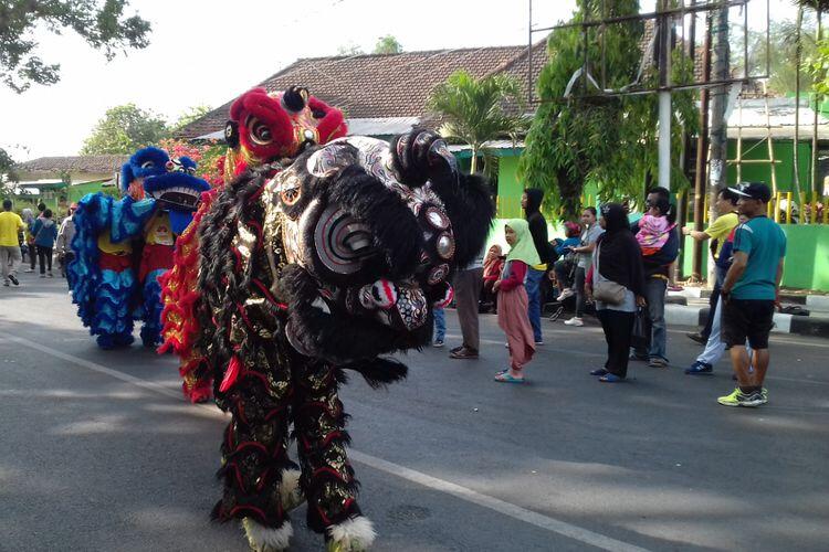 Ogoh-ogoh hingga Barongsai Meriahkan Karnaval Budaya Pesona Lokal di Malang