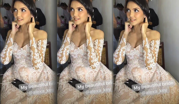 Penyanyi Alexa Key Nikah Diam-diam dan Perutnya Jadi Omongan, Nih Fotonya!
