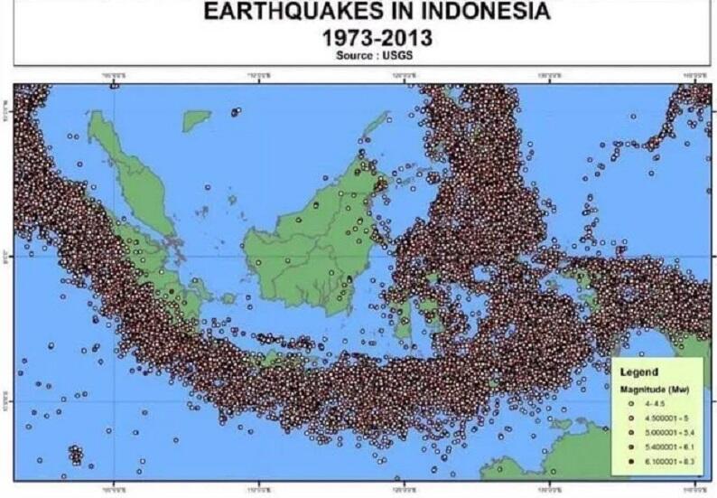 Wajib Tahu Kota-kota di Indonesia yang Dilalui Sesar Aktif
