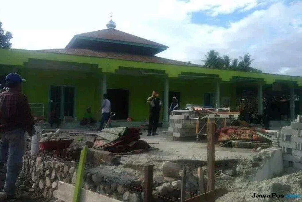 Subhanallah! Gelombang Tsunami Hanya Lewat di Atas Kubah Masjid Ini