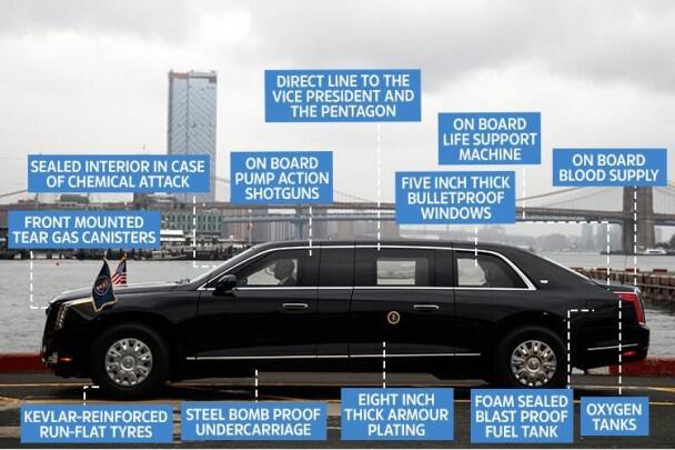 Kenalin Nih, ‘The Beast’ Mobil Terbaru Presiden Trump