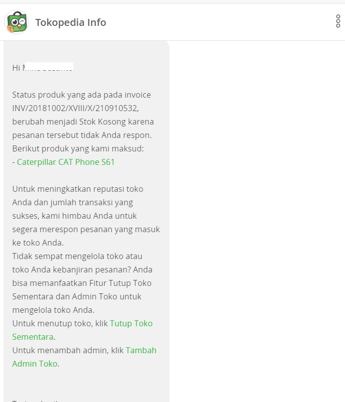 LAGI LAGI TOKOPEDIA MERUGIKAN PENJUAL, CS TOKOPEDIA AROGAN, LAMBAT!