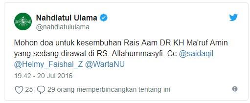 Ma'ruf Amin Bantah Dirinya Sakit (Viral Fotonya Sedang Terbaring Sakit)