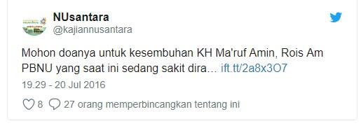 Ma'ruf Amin Bantah Dirinya Sakit (Viral Fotonya Sedang Terbaring Sakit)