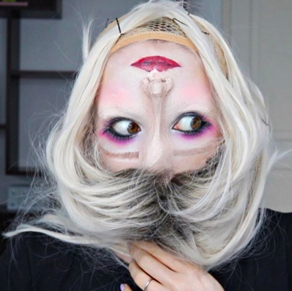 Hiii... Ini Makeup Halloween Terseram yang Pernah Ada