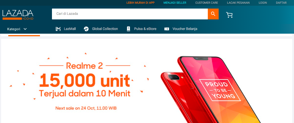 Sadiss! 15.000 Unit Realme 2 Terjual dalm Waktu 10 Menit