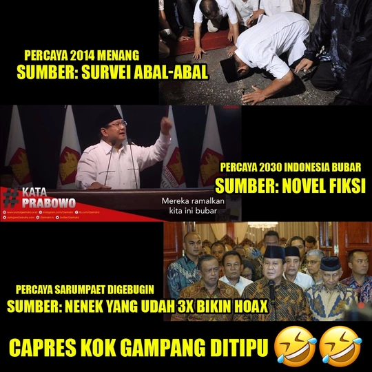 Kubu Jokowi Minta Polisi Juga Periksa Prabowo Subianto