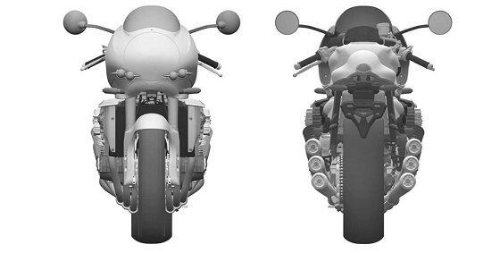 Honda Luncurkan Paten Desain CBX Ala Cafe Racer