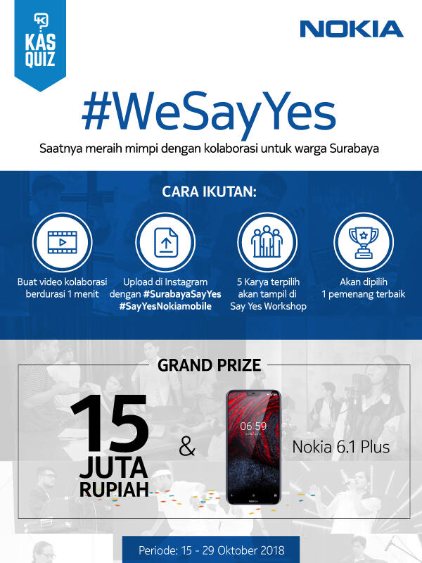 Say Yes Pada Tantangan Ini Bisa Menangin 15 Juta dan Smartphone!