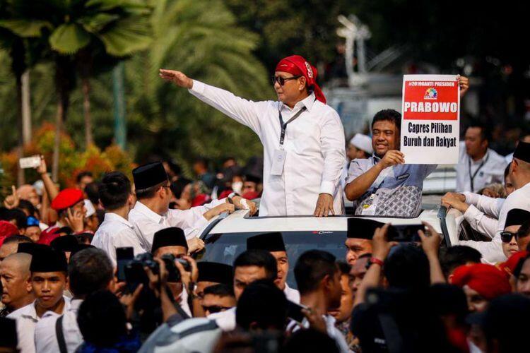 Prabowo : Ekonomi Indonesia 'Mbahnya' Liberal Pangkat Lima