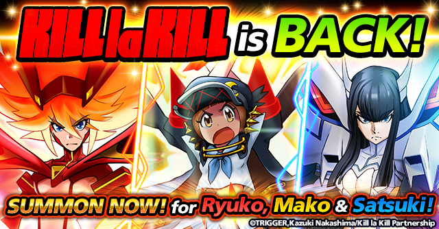 GRAND SUMMONERS Kembali mengadakan event &quot;KILL la KILL&quot;