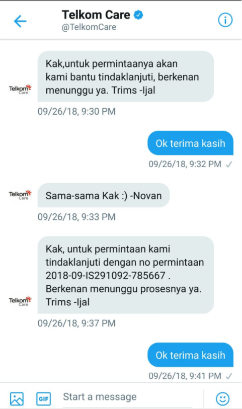 telkom indihome tetap menagih tagihan walaupun sudah dilakukan pelunasan