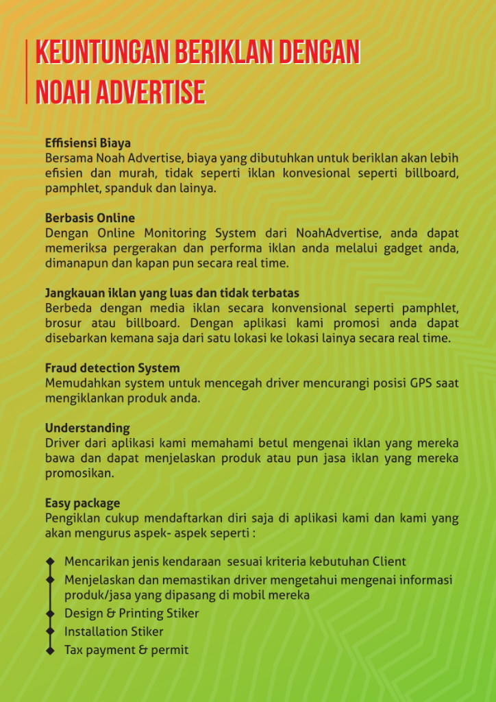&#91;PENAWARAN KERJASAMA&#93; NOAH ADVERTISE