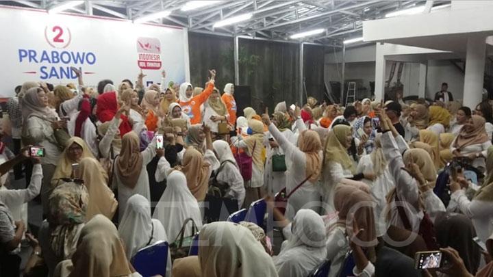 Saat Deklarasi Relawan Prabowo Ditinggal Tuan Rumah