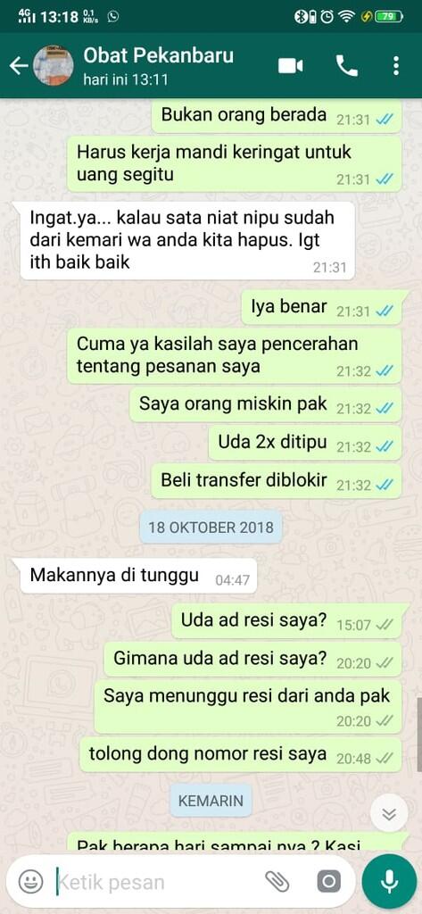 Penjual obat aborsi penipu dengan web dan no cantik tapi penipu ! Hati2 !