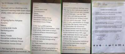 Ketua BTB Bikin Kesepakatan Rahasia dengan Mafia Tiongkok