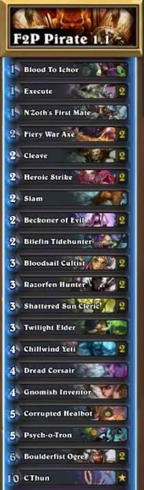 5 Dek Paling GG di Heartstone